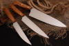 Кухонные ножи Набор кухонных ножей серии "Classic" 95х18, рукоять дуб. 