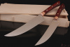 Набор из 2-х пчаков "Узбекская ночь" сталь х12мф, рукоять падук.